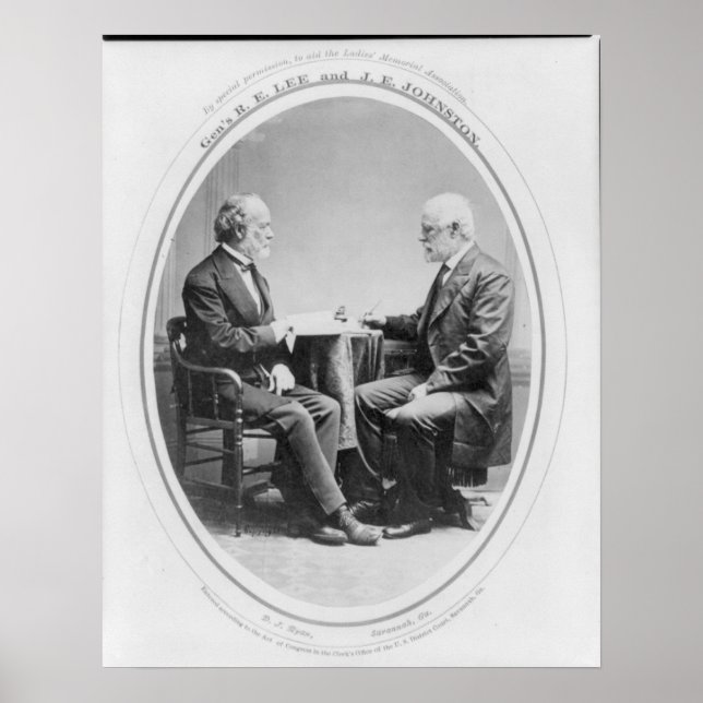 Robert E. Lee and Joseph E. Johnston Poster (Front)