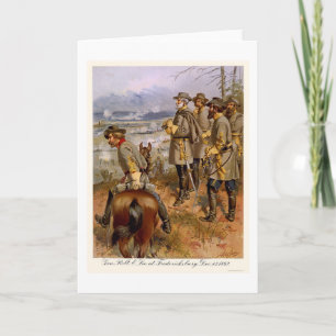 Robert E Lee at Fredericksburg, VA 1862 Card