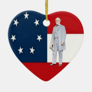 ROBERT E. LEE CERAMIC TREE DECORATION