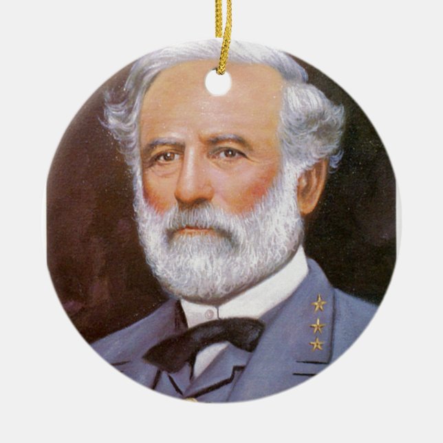 robert e lee ceramic tree decoration (Front)