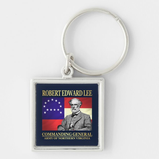 Robert E Lee (Commanding General) Key Ring (Front)