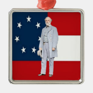 ROBERT E. LEE METAL TREE DECORATION