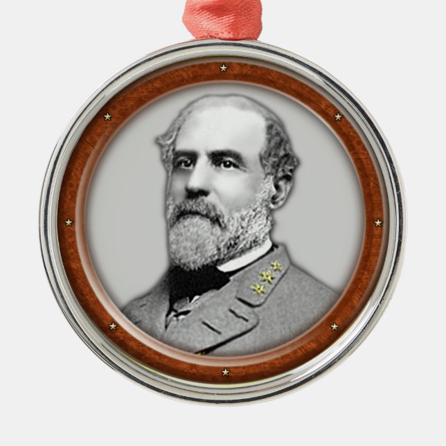 Robert E.Lee Metal Tree Decoration (Front)