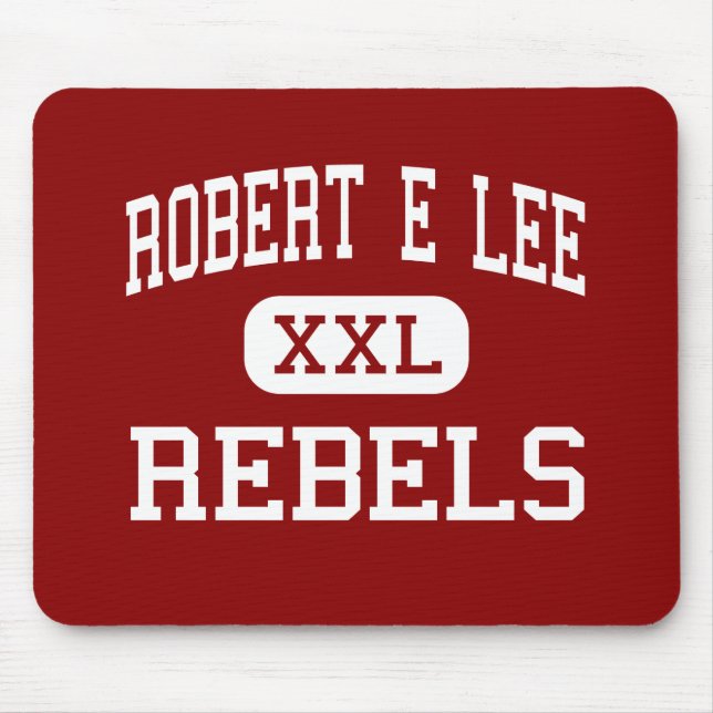 Robert E Lee - Rebels - High - Baton Rouge Mouse Mat (Front)