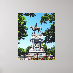 Robert E. Lee Statue  Canvas Print