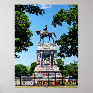 Robert E. Lee Statue  Poster