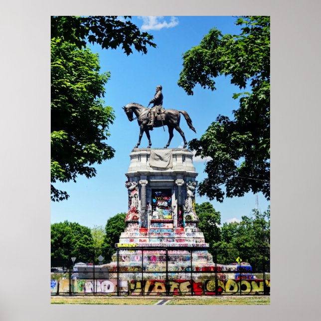 Robert E. Lee Statue  Poster (Front)