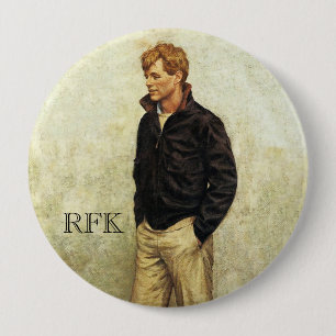 Robert F. Kennedy 10 Cm Round Badge