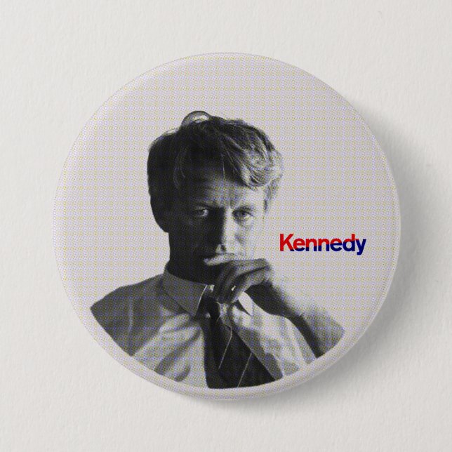 Robert F. Kennedy 7.5 Cm Round Badge (Front)
