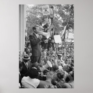 Robert F. Kennedy at CORE rally speech Poster