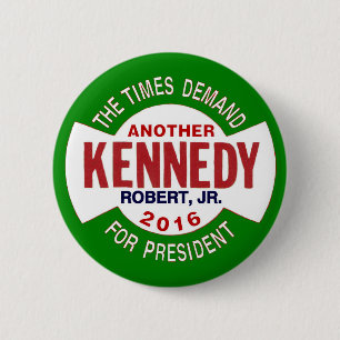 Robert F. Kennedy, Jr. for President 2016 6 Cm Round Badge