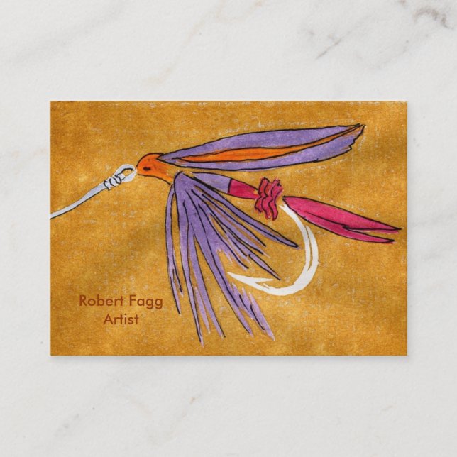 Robert Fagg - Artist Business Card (Front)