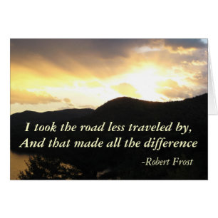 Robert Frost Card