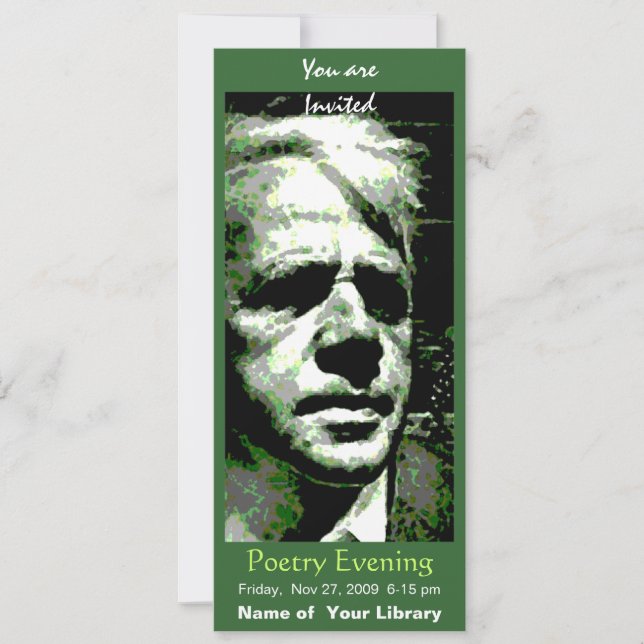 Robert Frost Invitation (Front)