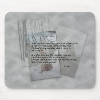 Robert Frost poetry Mouse Mat