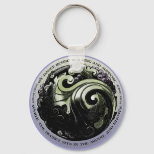 Robert Frost Verse Key Ring