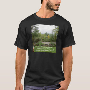 Robert Frost Wisdom Quote "Road Less Travelled" T-Shirt