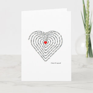 Robert G. Ingersoll Greeting Card - Blank Inside