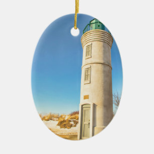 Robert H. Manning Lighthouse Ceramic Tree Decoration