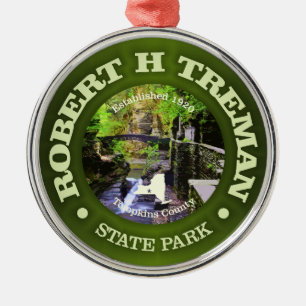 Robert H Treman SP Metal Tree Decoration