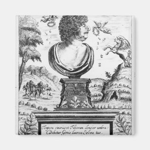 Robert Herrick , engraved by the artist Magnet