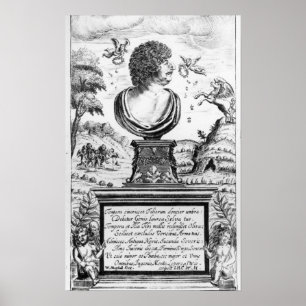 Robert Herrick , engraved by the artist Poster