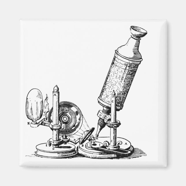 Robert Hooke's Microscope Magnet (Front)