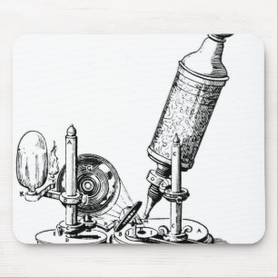 Robert Hooke's Microscope Mouse Mat