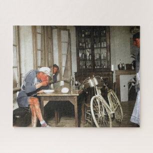 Robert Jacquinot Tour Stage 5 Taking A Break 1922 Jigsaw Puzzle