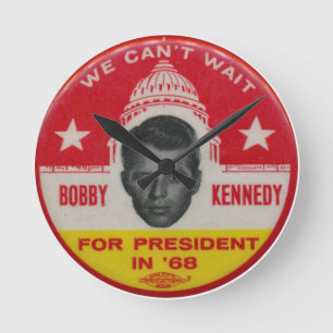 Robert Kennedy for President wall clock