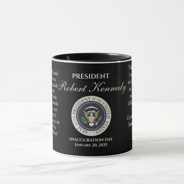 Robert Kennedy Inauguration Day January 20, 2025 Mug (Center)