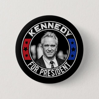 Robert Kennedy, Jr. for President 2024  6 Cm Round Badge