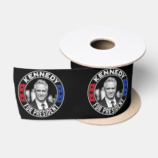 Robert Kennedy, Jr. for President 2024  Satin Ribbon