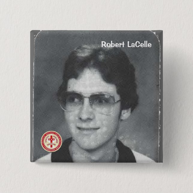 Robert LaCelle 15 Cm Square Badge (Front)