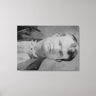 Robert LeRoy Parker "Butch Cassidy" Portrait Canvas Print