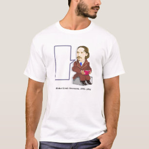 Robert Louis Stevenson 1850 -1894 t-shirt. T-Shirt
