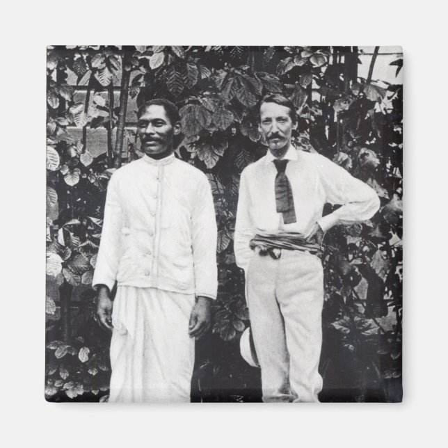 Robert Louis Stevenson and his friend Magnet (Front)