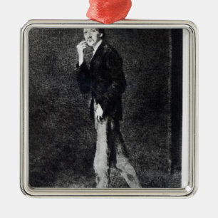 Robert Louis Stevenson Metal Tree Decoration
