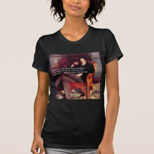 Robert Louis Stevenson & Quote CBD is Golden Oil T-Shirt