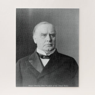 Robert McKinley 25th President of America Jigsaw Puzzle