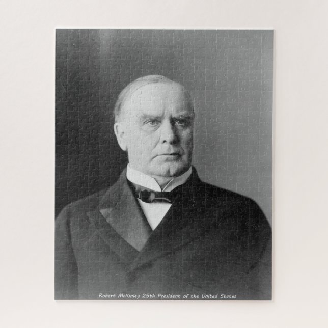 Robert McKinley 25th President of America Jigsaw Puzzle (Vertical)