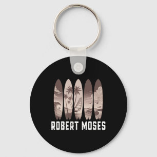 Robert Moses Surfboard Men Women Surfing Key Ring