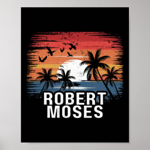 Robert Moses Surfing Surfer Poster