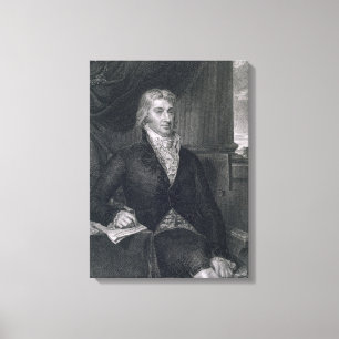 Robert R. Livingston, engraved by E. Mackenzie (en Canvas Print