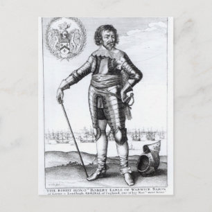 Robert Rich, 2nd Earl of Warwick Postcard