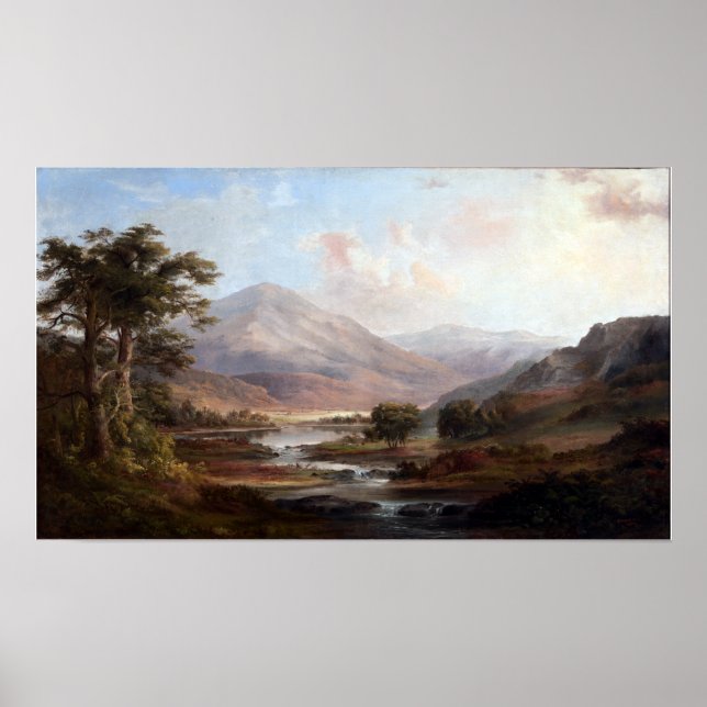 Robert S. Duncanson Scottish Landscape Poster (Front)