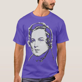 Robert Schumann Black and White T-Shirt