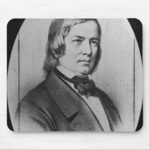 Robert Schumann engraved from a photograph Mouse Mat