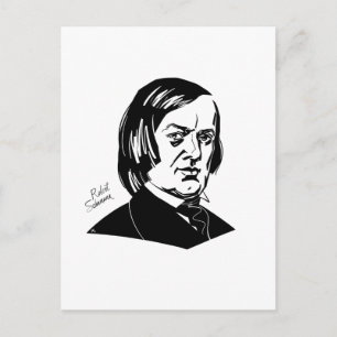 Robert Schumann Postcard