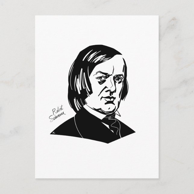 Robert Schumann Postcard (Front)